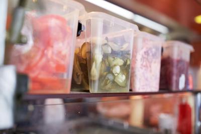 First in first out (FIFO) containers avoid food waste