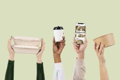 restaurant take-away packaging delivery online platform
