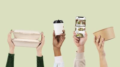 take-away food packaging delivery order platform
