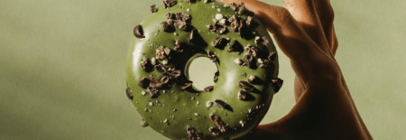 Matcha donut